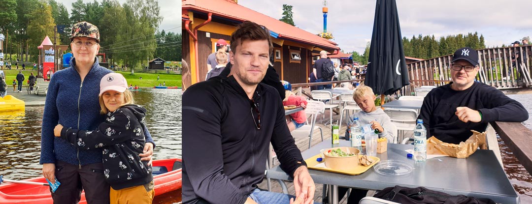 Besökare på Leksand Sommarland