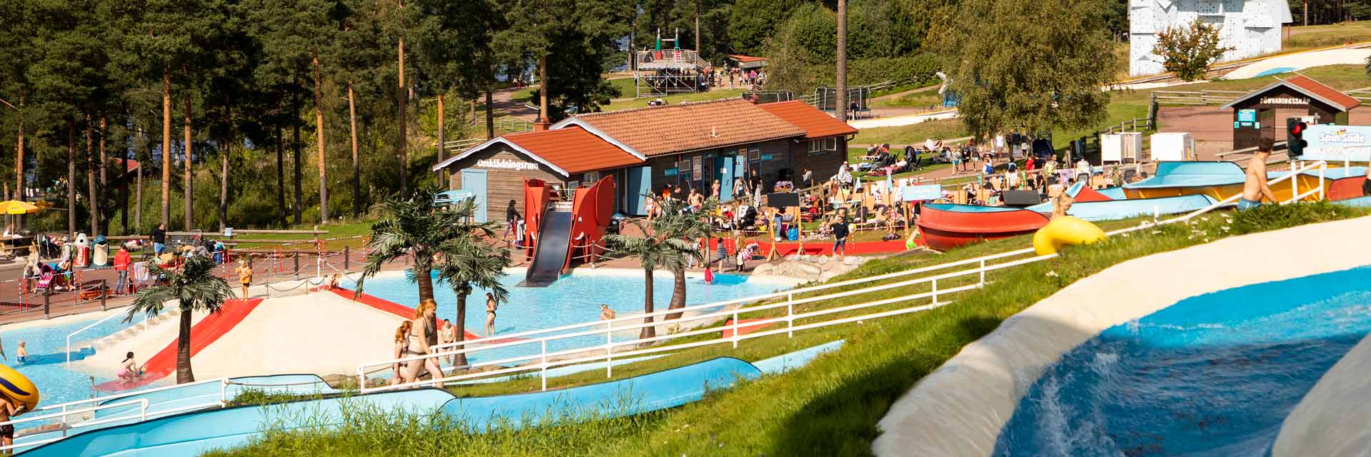 vattenrutschkana på Leksand Sommarland